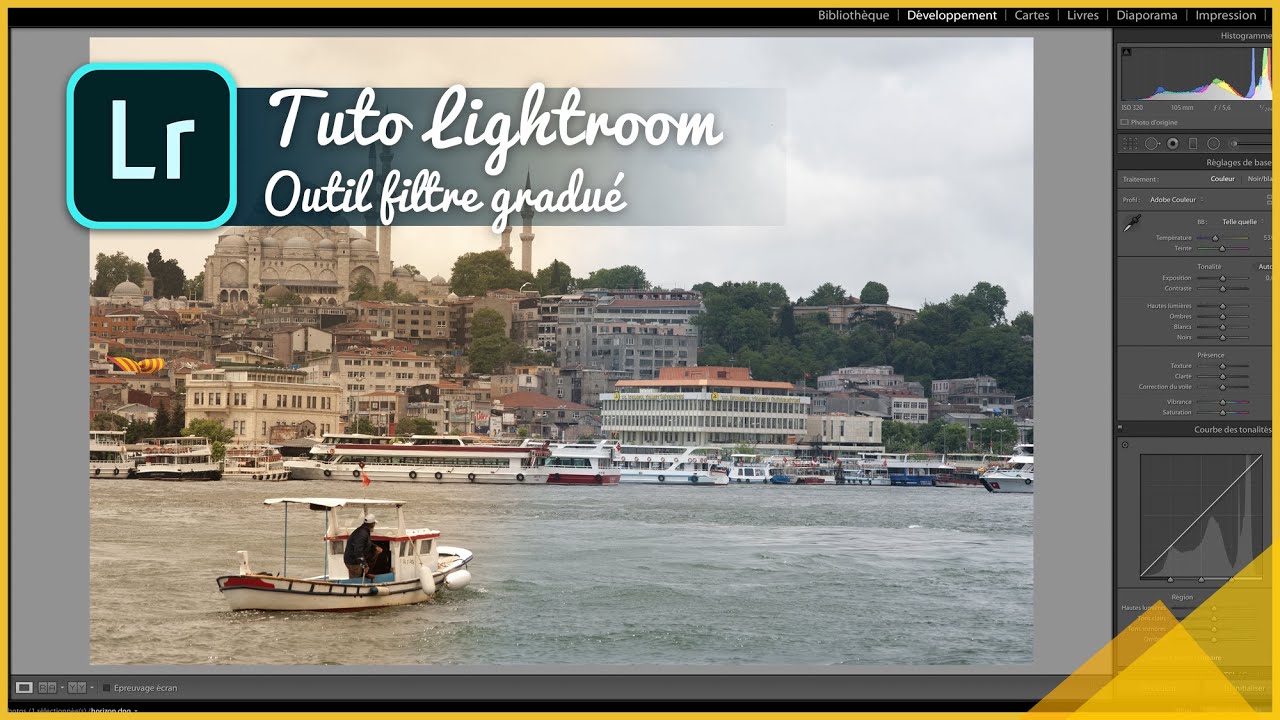 Lightroom Tuto #19 L'outil filtre gradué