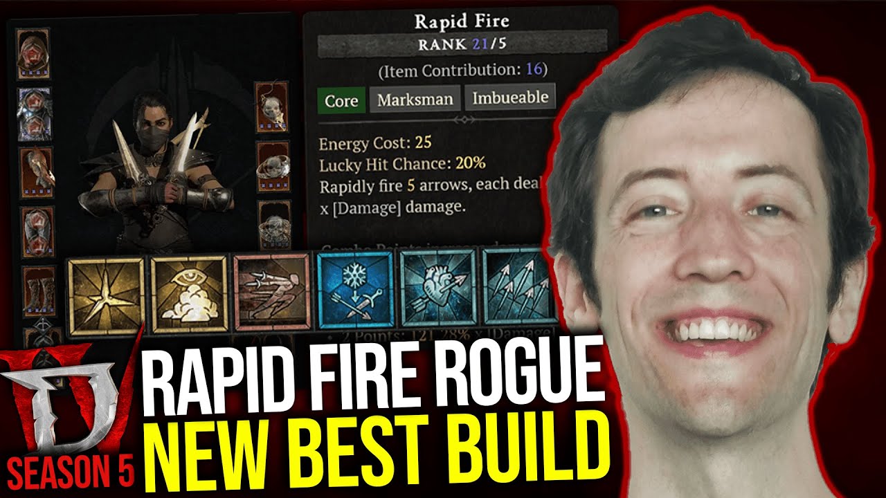 Diablo 4 - Top Tier Rogue Build: Rapid Fire (Season 5)