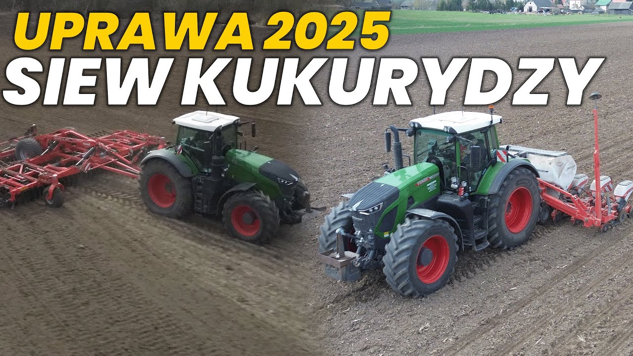 ☆ 🇵🇱 Uprawa & Siew Kukurydzy 2025 🇵🇱 Fendt 1046 & 2x 930 ! Kuhn Optimer 9 ☆ GR Jałoza☆ TheMikiTeam