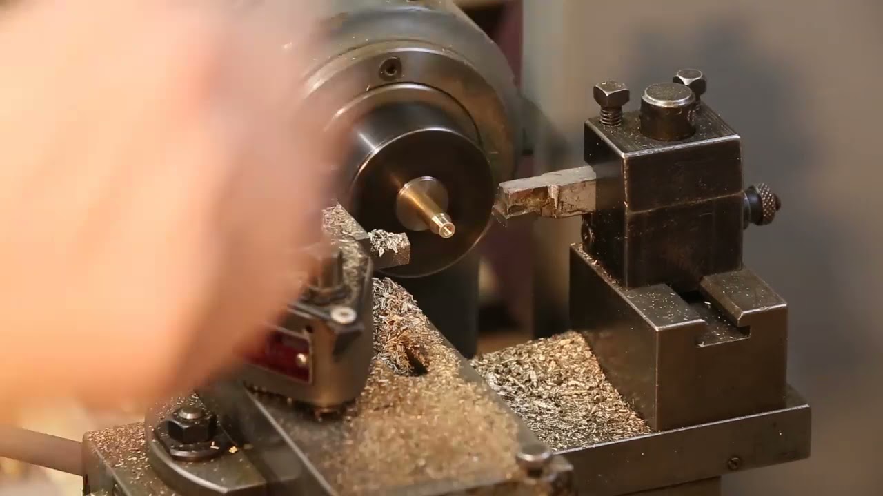 Making mandolin tuner posts on Schaublin 70 & Schaublin 13