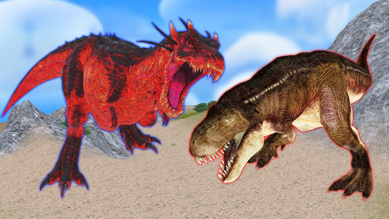 Underworld Tyrannosaurus vs Jurassic T-rex