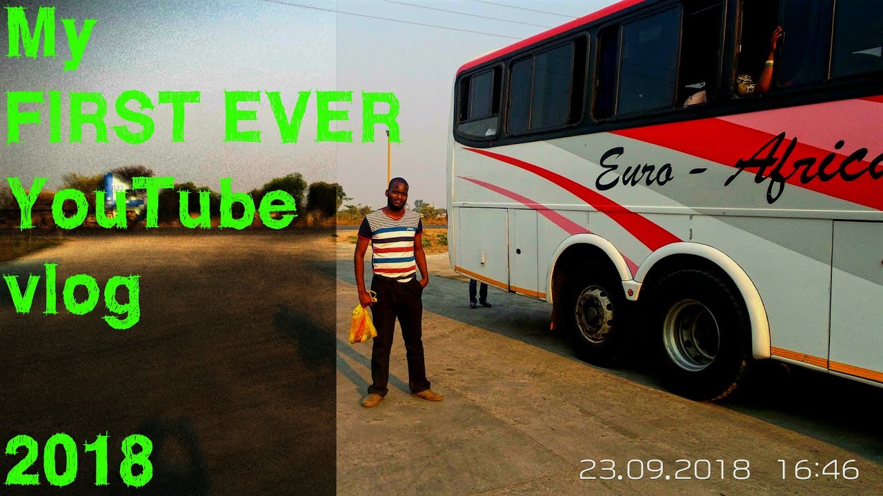Kitwe to Lusaka bus ride : My FIRST EVER Vlog 2018