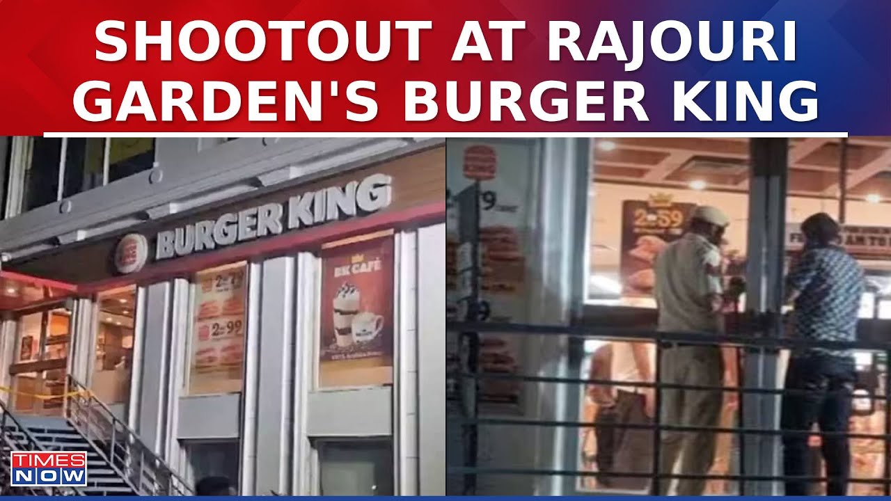 Delhi News: Shootout At Rajouri Garden's Burger King; Suspects Open Fire, CCTV Footage Accessed