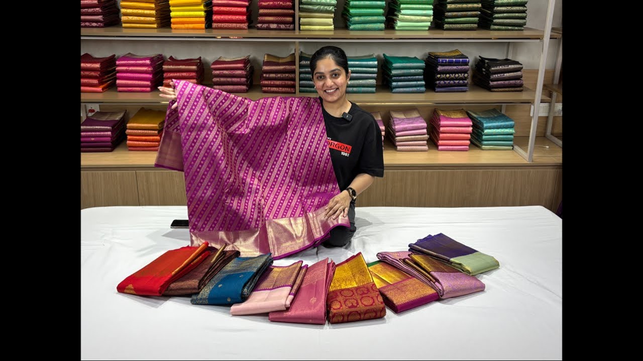 LIVE SESSION | Pure Kanchipuram Silk Sarees #sareelove #kanchipattu