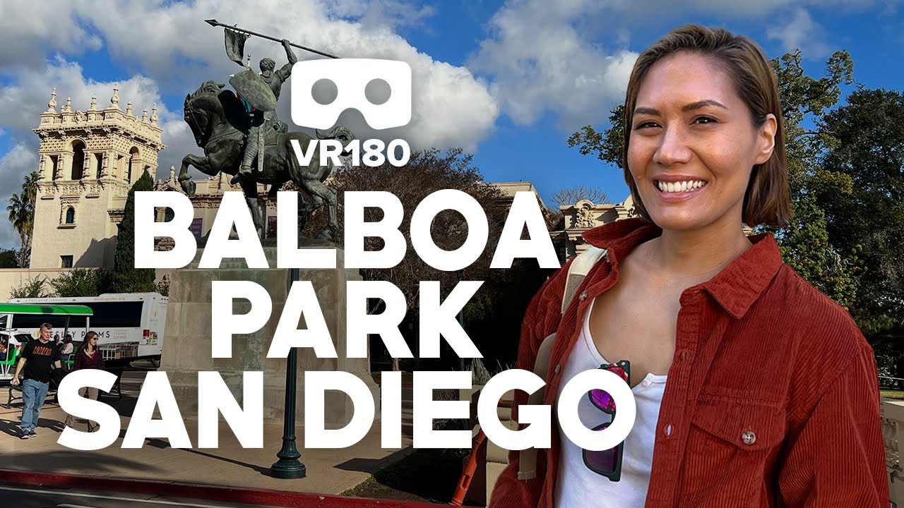 VR180 Balboa Park San Diego Tour | 3D Insta360 EVO