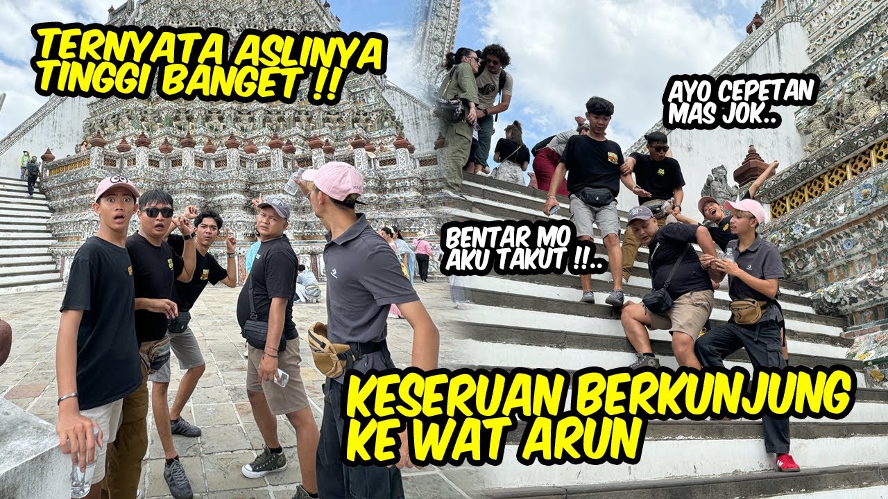Ternyata megah & tinggi banget candinya !! KESERUAN BERKUNJUNG KE WAT ARUN & BELI OLEH-OLEH DISANA