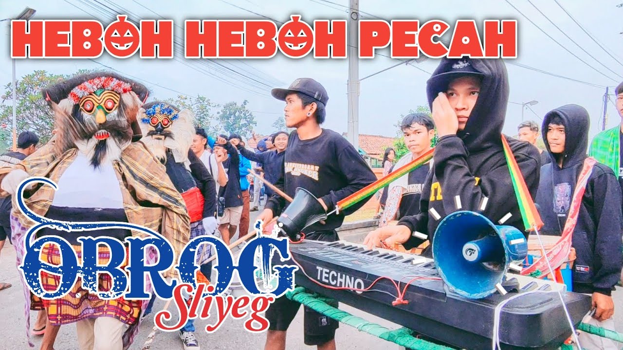Obrog Wewe Sliyeg Heboh Pati Geni Joget di Jalanan Auto Pecah