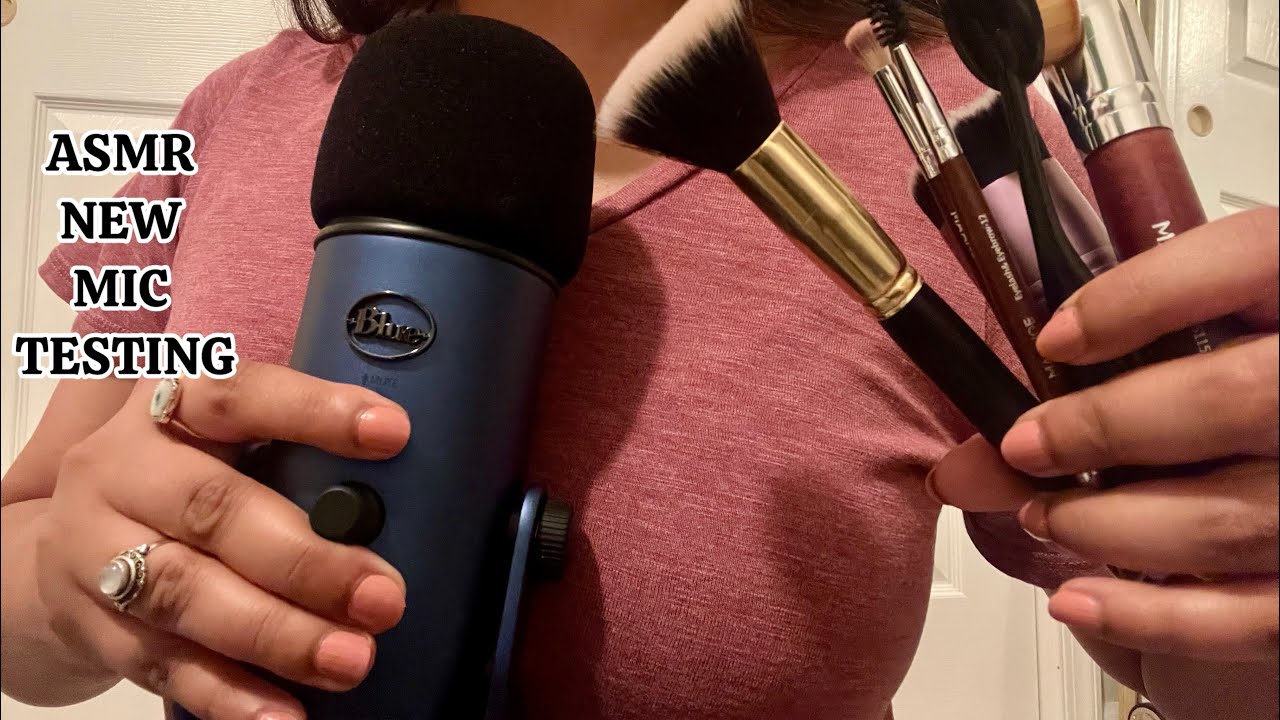 ASMR- New microphone Unboxing & Sound test #asmr #newmic #soundtest #blueyetimicrophone #blueyeti