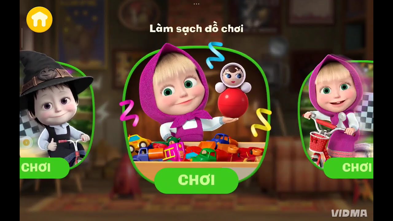 Masha và chú gấu bụng bự-nào ta cùng bay