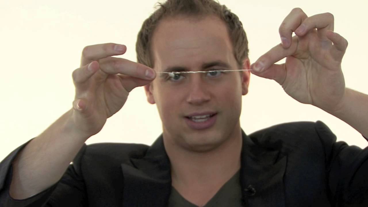 Leuke Trucs Video 25 Een goocheltruc met flosdraad! Goochelaar.nl Robin Matrix bedrijfsfeest!