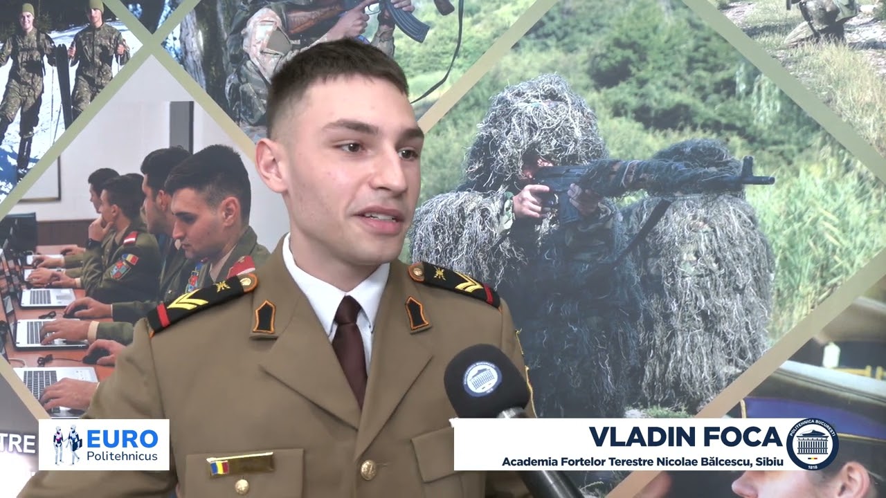 EURO Politehnicus 2025 | Interviu cu Vladin Foca, Academia Forțelor Terestre Nicolae Bălcescu