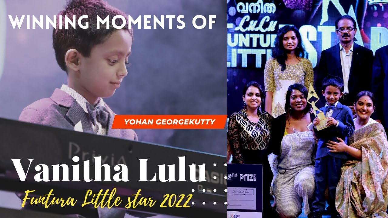 Winning Moments of Vanitha LuLu Funtura Little Stars 2022 - Yohan Georgekutty (5 Years Old)