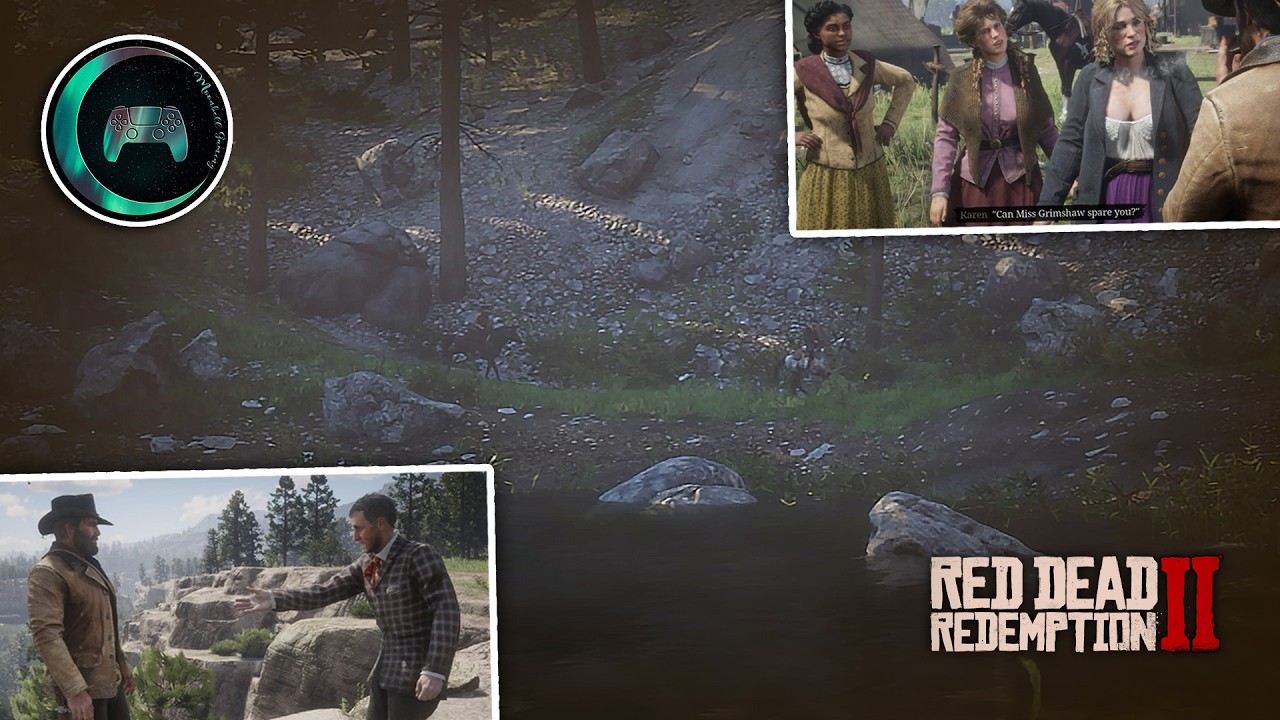 Moonbellgaming - RDR2, Mysritt med Hosea och tjejerna åker till Valentine med Lumbagonator