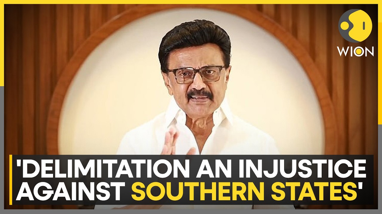 Tamil Nadu's MK Stalin Burns Delimitation Bill Copy, Sparks Fresh Centre vs State Showdown | WION