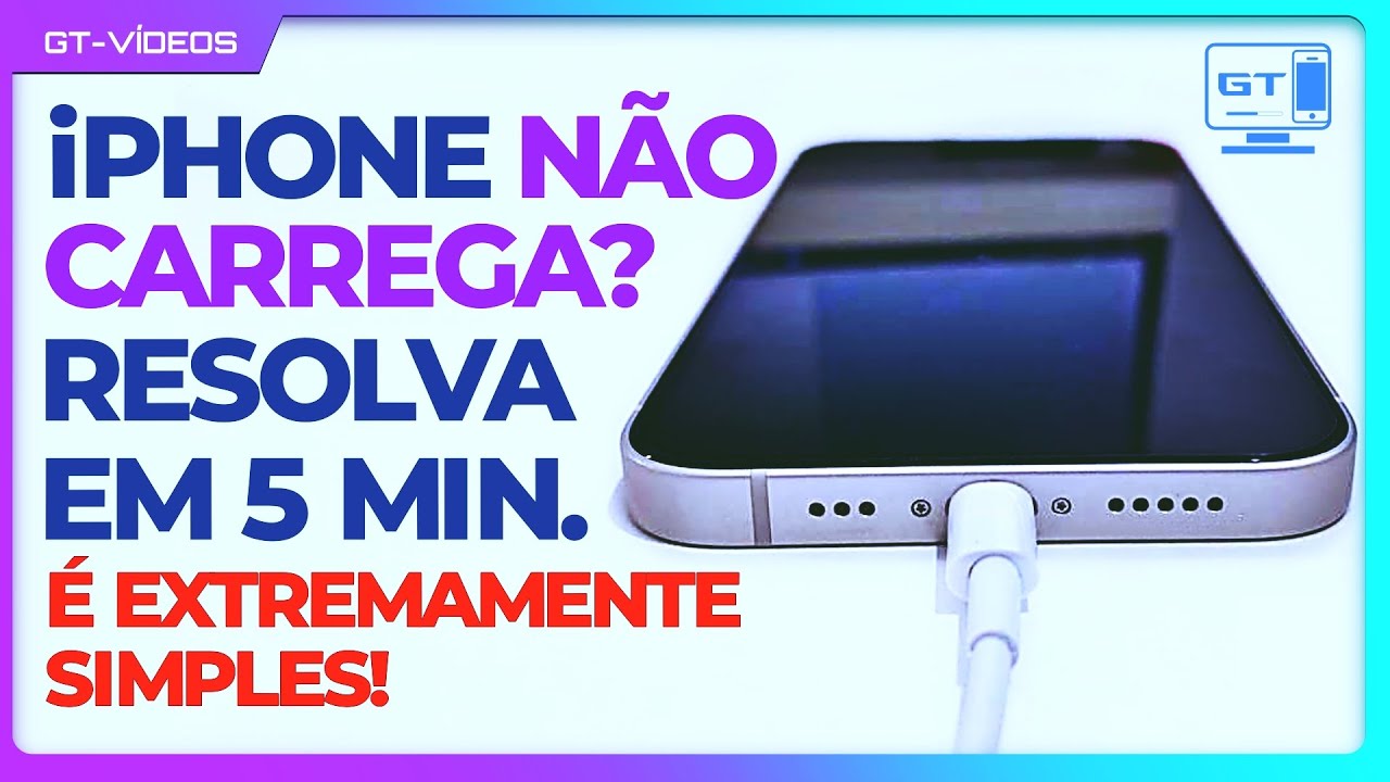 Iphone não carrega ? A solução fácil esta aqui.