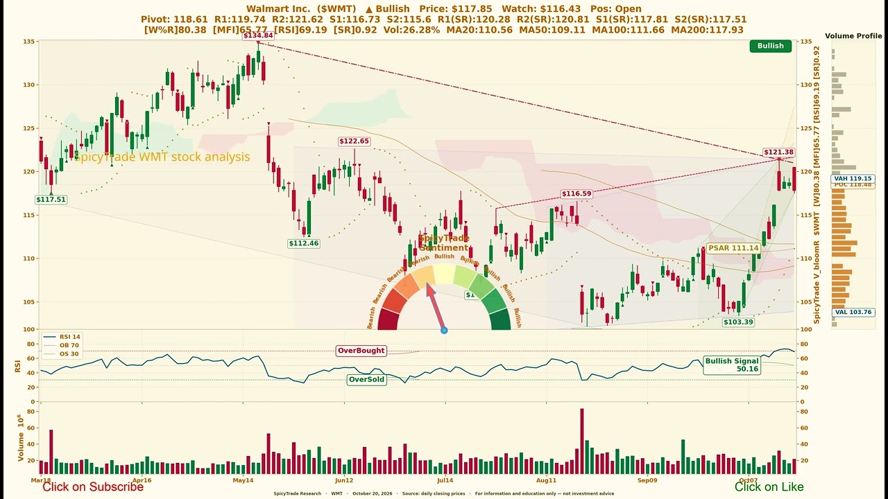 Walmart Inc. ( $WMT ) SpicyTrade &mdash; Ежедневный анализ акций