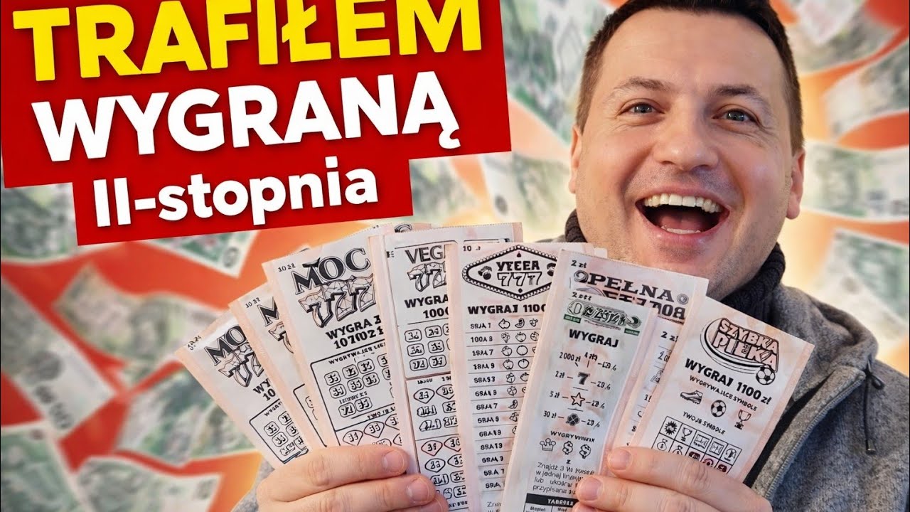 WYGRANA II stopnia Ekspres Losy Zdrapki Lotto