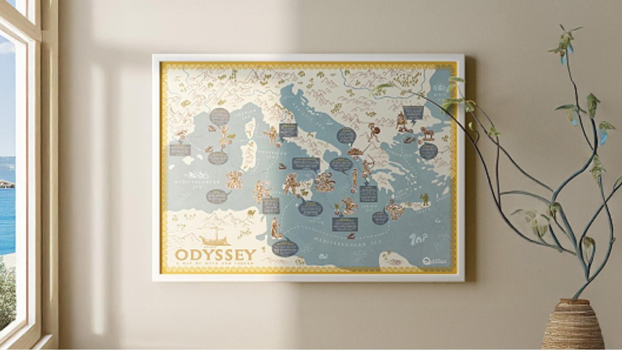 The Odyssey Map &ndash; The Journey of Odysseus