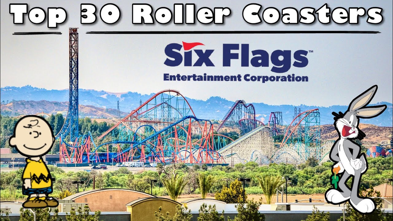 Топ-30 американских горок Six Flags (2026)