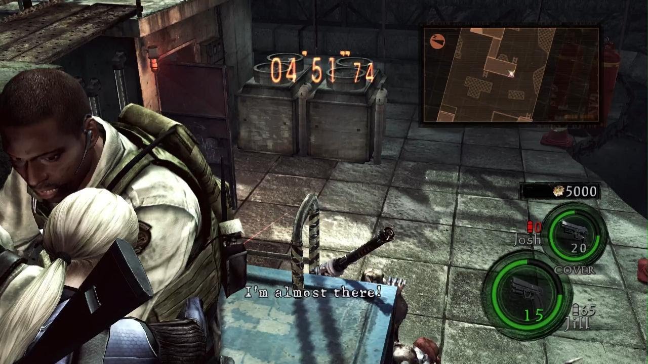 RESIDENT EVIL 5: Desprate Escape; Professional Mode - Rooftops