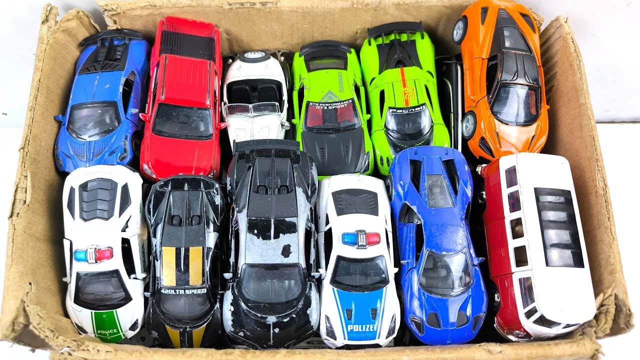 BOX FULL OF Diecast Cars - Toyota Corolla, Yaris, Nissan, Mercedes Benz, Rolls Royce, Tesla