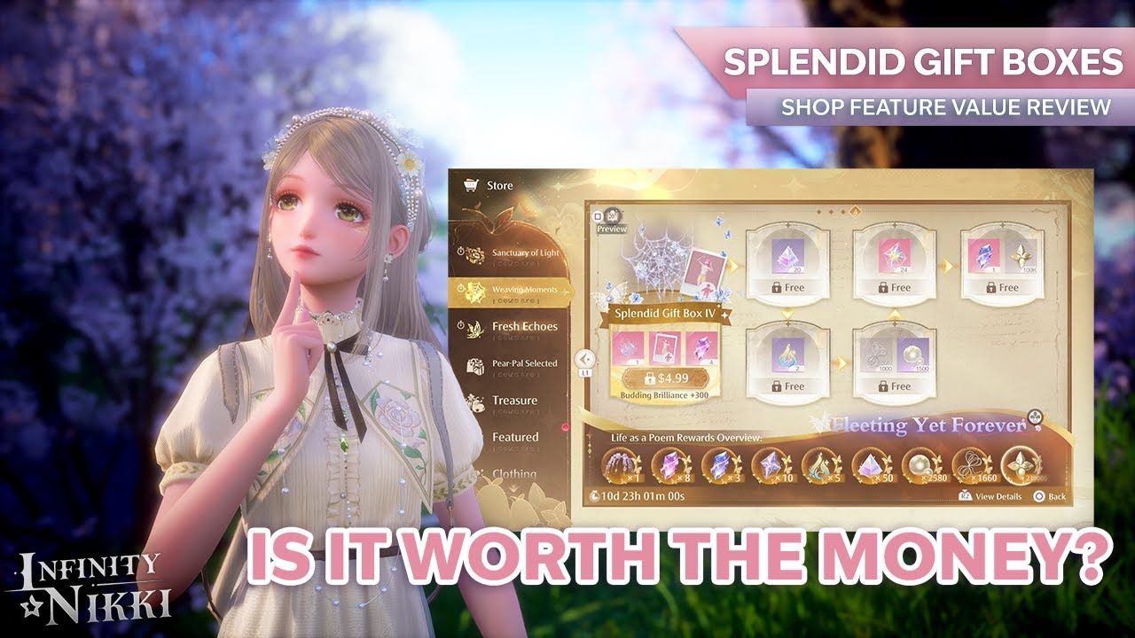 Infinity Nikki - 2.1 Gift Boxes - Shop Feature Value Review and Items Showcase