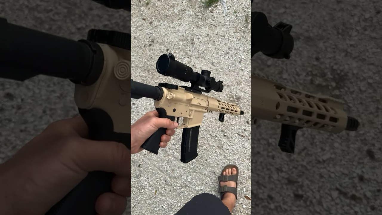PSA AR15 Pistol 10.5&rdquo; Carbine with  Monstrum LPVO and a few other upgrades