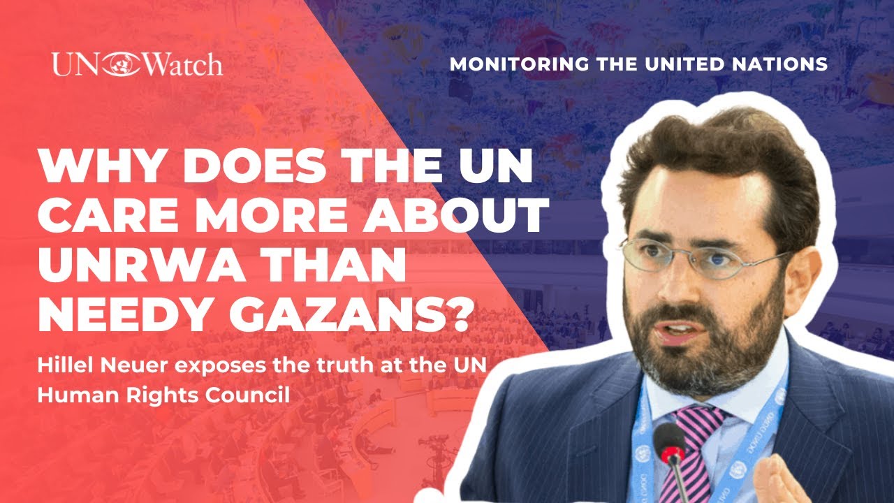 Why does the UN care more about UNRWA than needy Gazans?