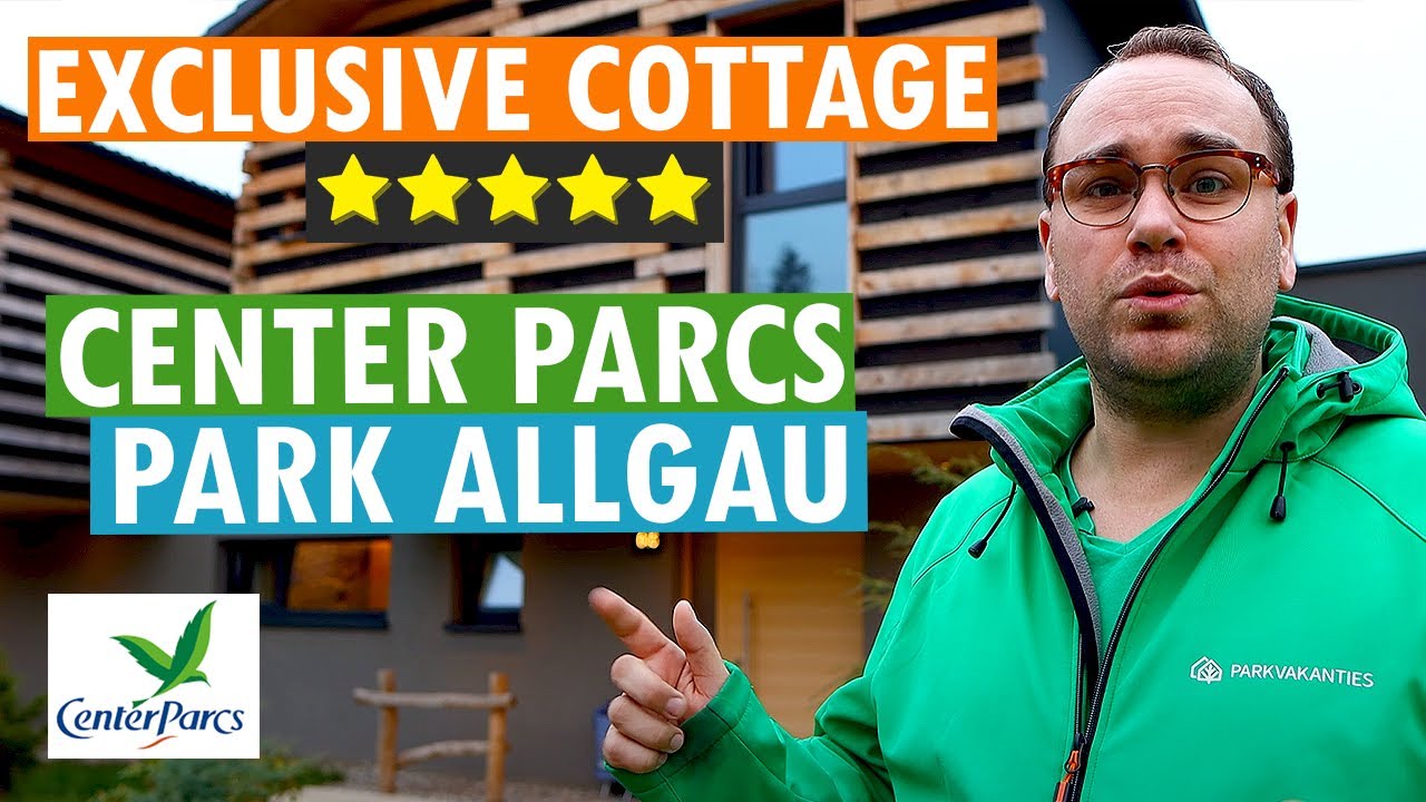 WOW!! 🤩 EXCLUSIVE COTTAGE 👸 @ CENTER PARCS PARK ALLGÄU 🏊 | 4K | MARCO @ PARKVAKANTIES 💚