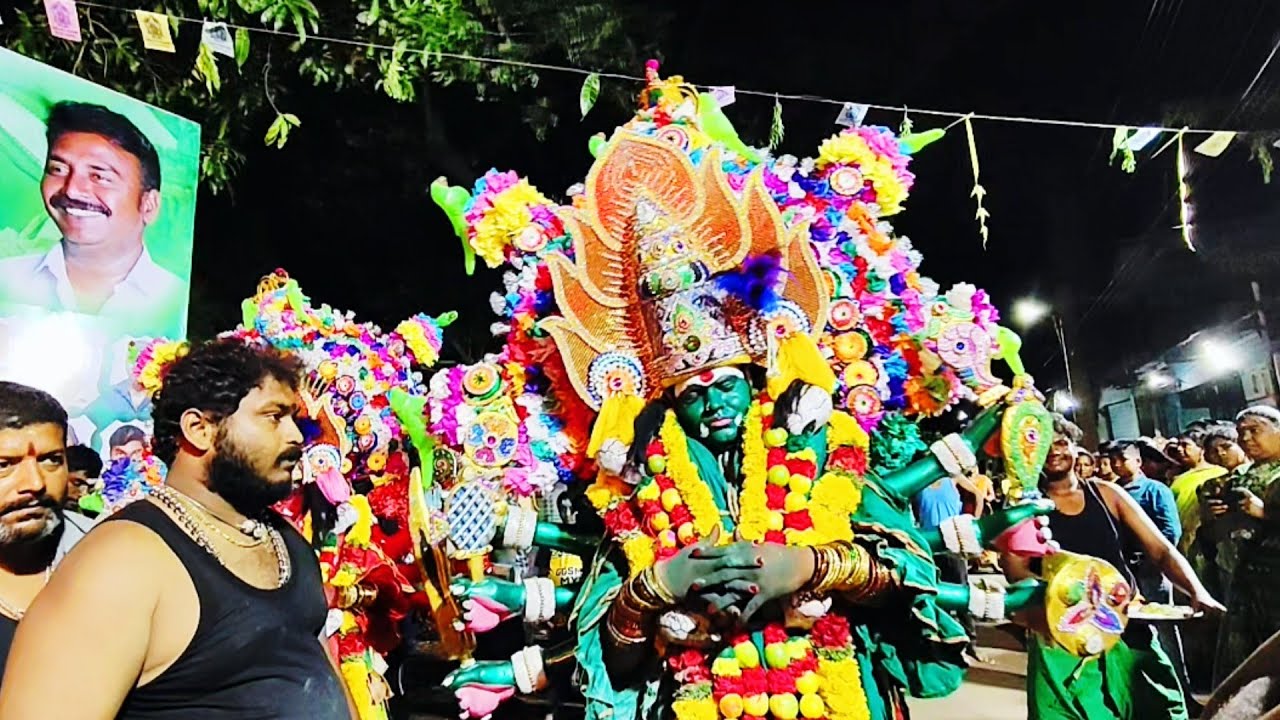 🔴|2025|மயிலாடுதுறை மாமரத்துமேடை ஸ்ரீ திரௌபதி அம்மன் ஆலய பச்சைகாளி பவளக்காளி ஆட்டம்#Sirkali#Ravi#Kali