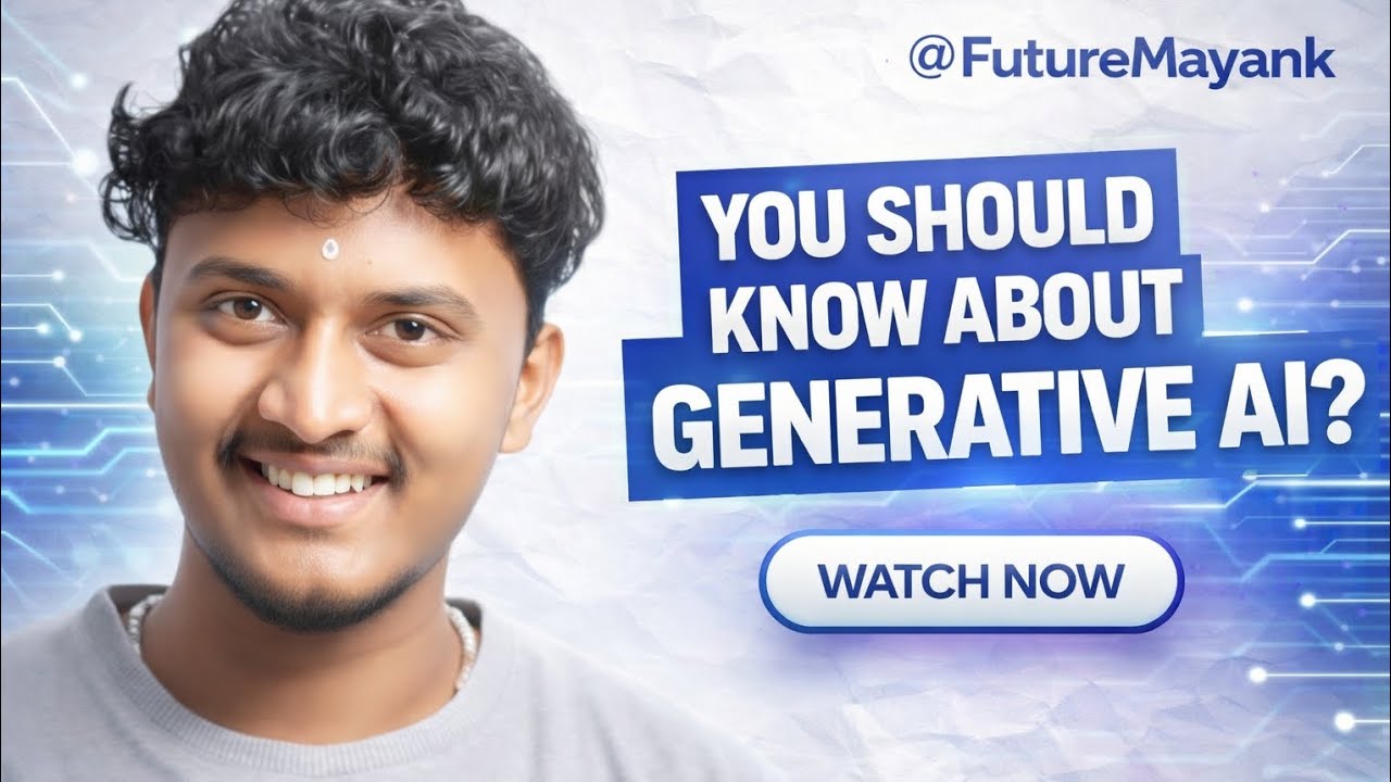 Generative AI Explained in 3 Minutes | For Beginners & Students