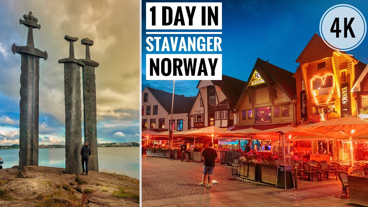 Norway, What can you see in 1-day in Stavanger city -2022-4K