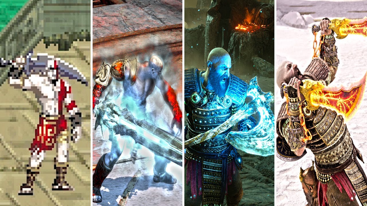 God of War Series - All Weapons & Powers
