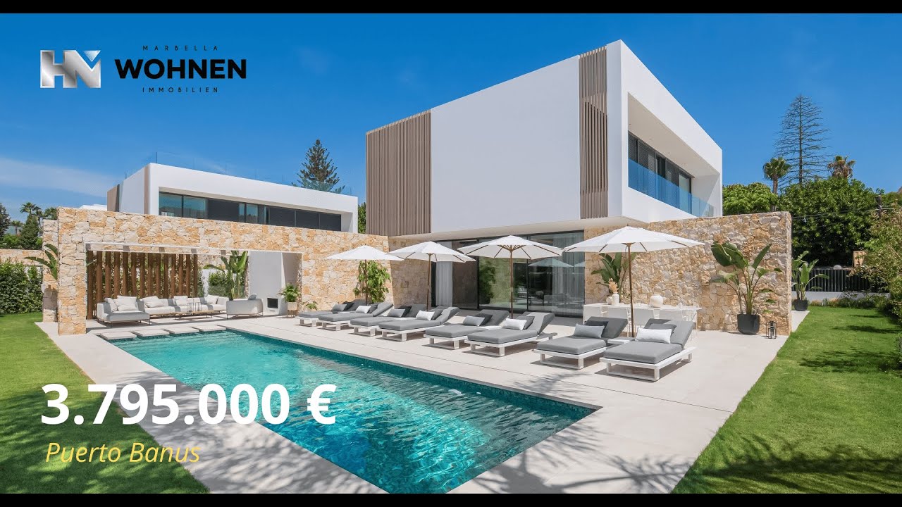 Modern Luxury designer Villa in Marbella Beachside Puerto Banus Cortijo Blanco Beach Costa del Sol