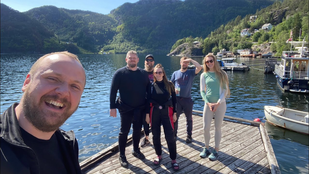 Bergen region dive sides. May 2025