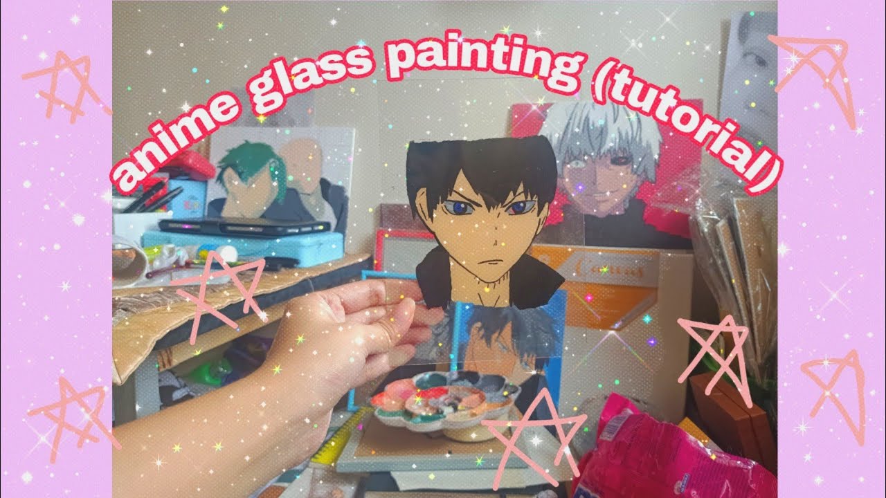 Paint with me Anime Glass Painting Tutorial