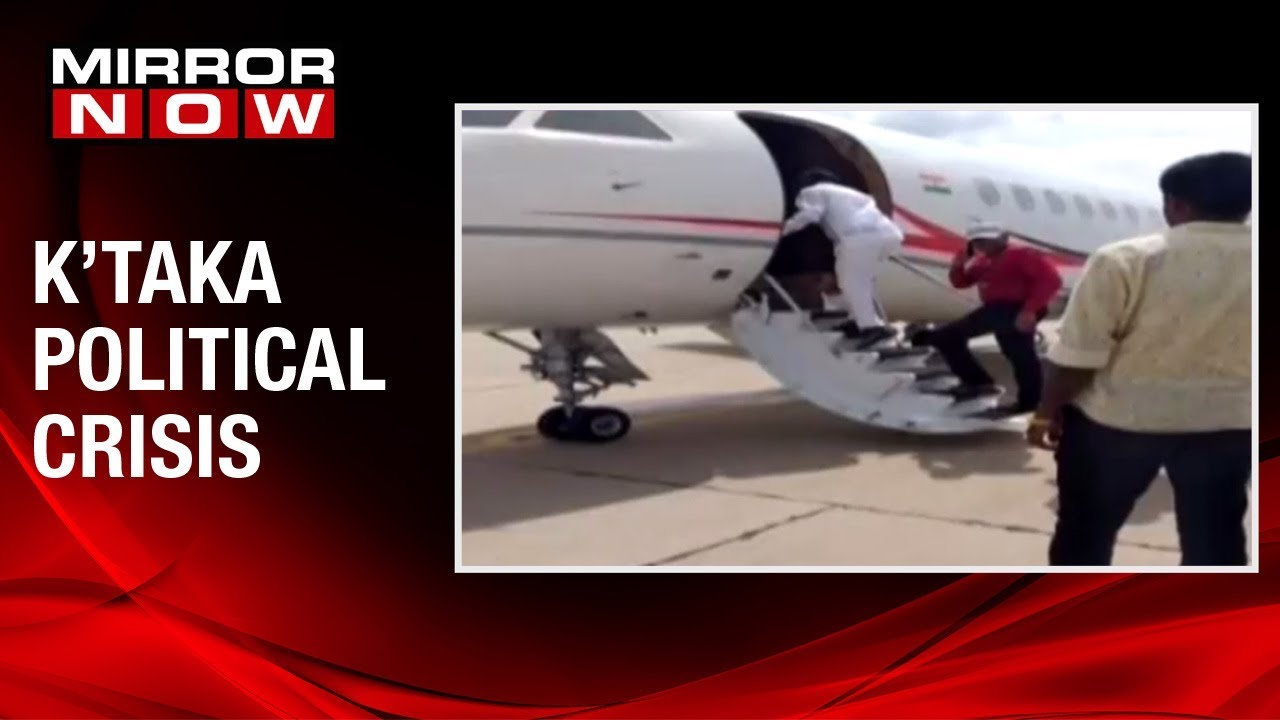 Congress MLA MTB Nagaraj boards flight to unknown location | Karnataka Political crisis