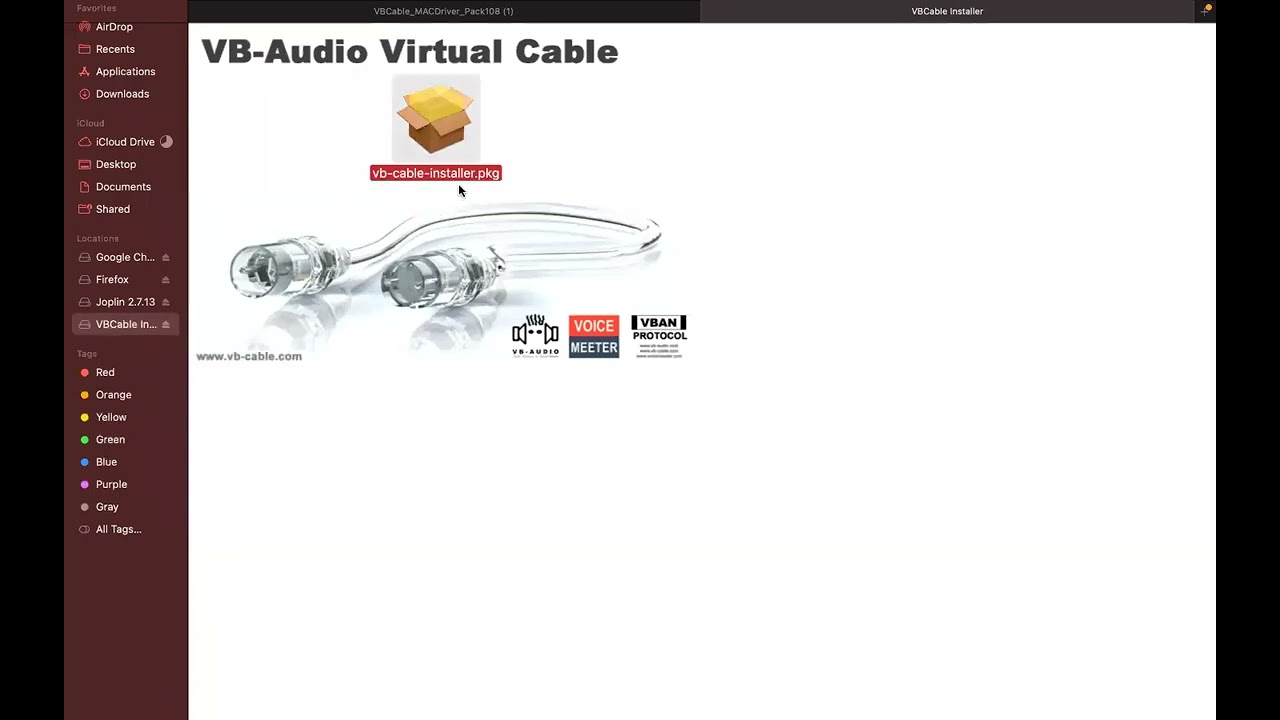 VB-Audio Cable Mac Download Instructions
