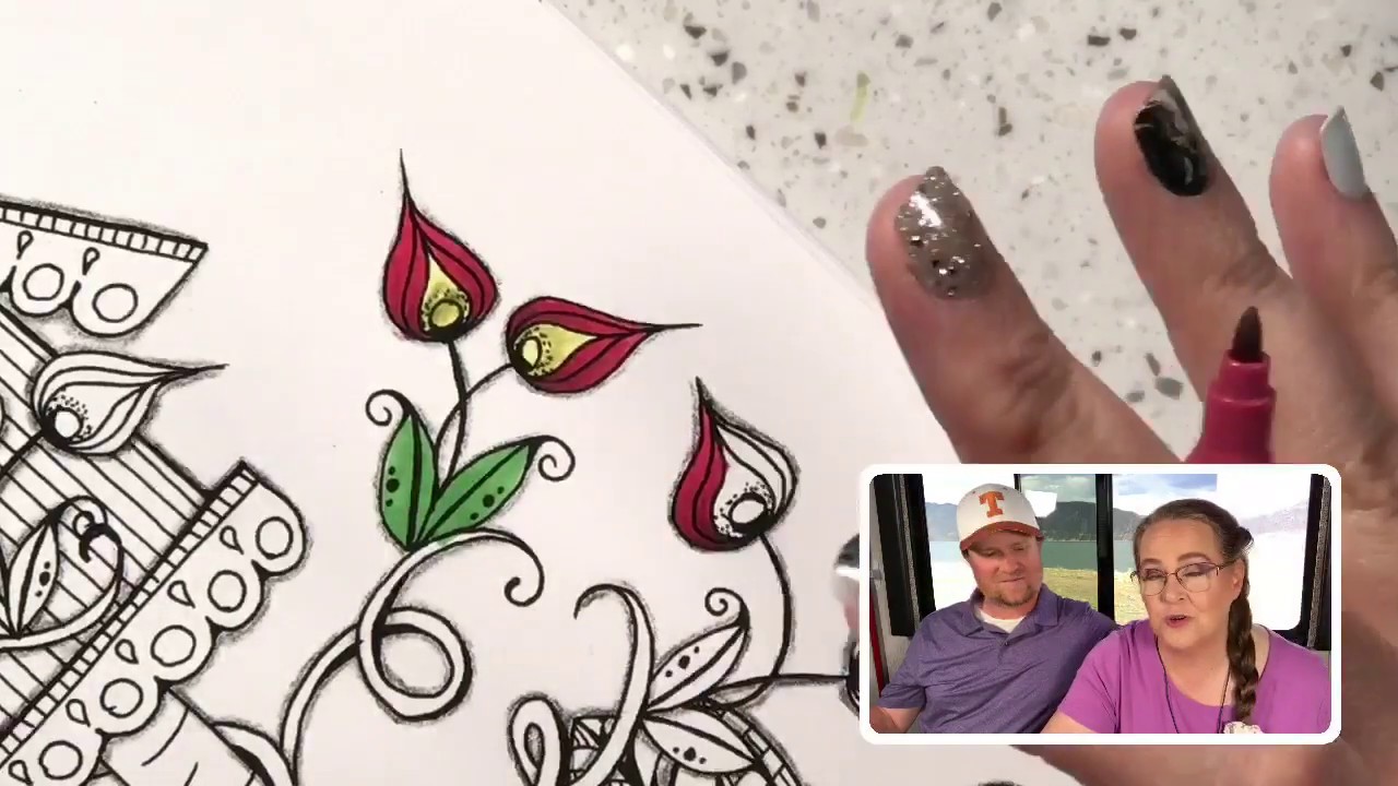 Marker blending with Tri-Blend Markers by Spectrum Noir (LIVE)