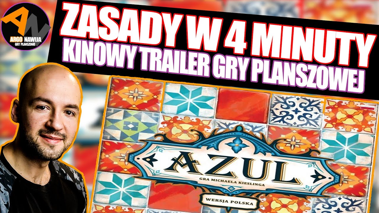 Jak grać w AZUL ¦ ZASADY w 4 MINUTY ¦ KINOWY TRAILER[2021]