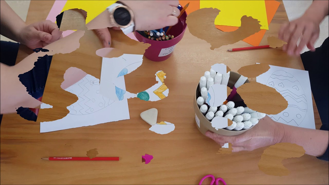 Carte de Pâques - Activité créative et manuelle