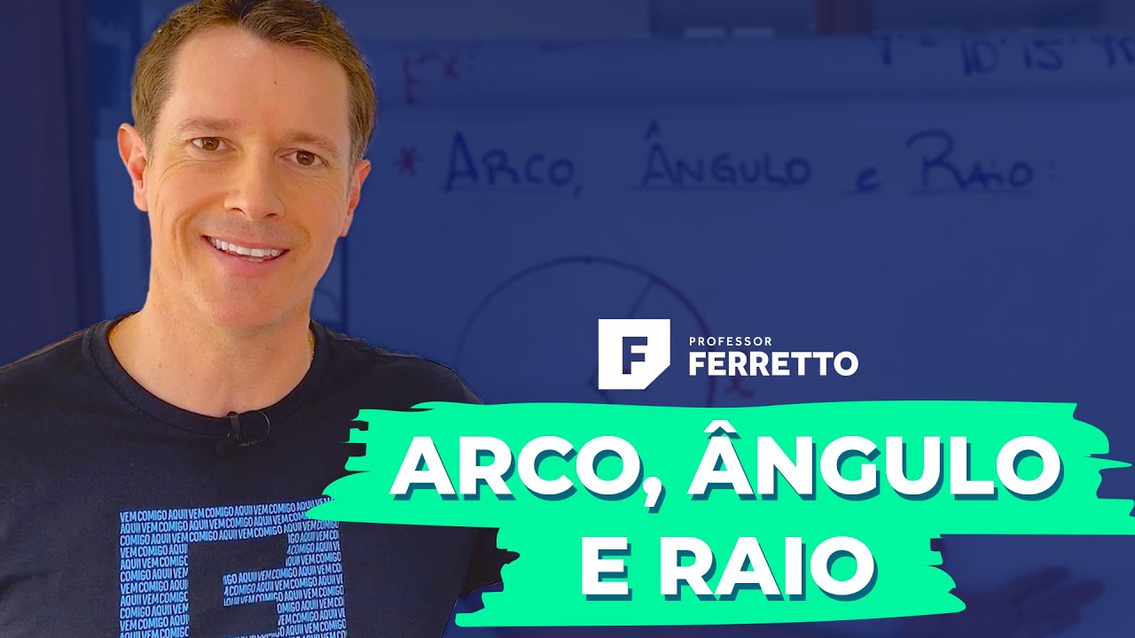MACETE ➡️ Arco, ângulo e raio de uma circunferência