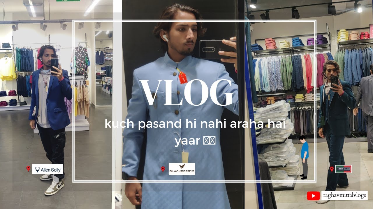 trying Indo western suits worth 18000 at blackberry 😶 | is it worth ?? | raghav mittal vlogs