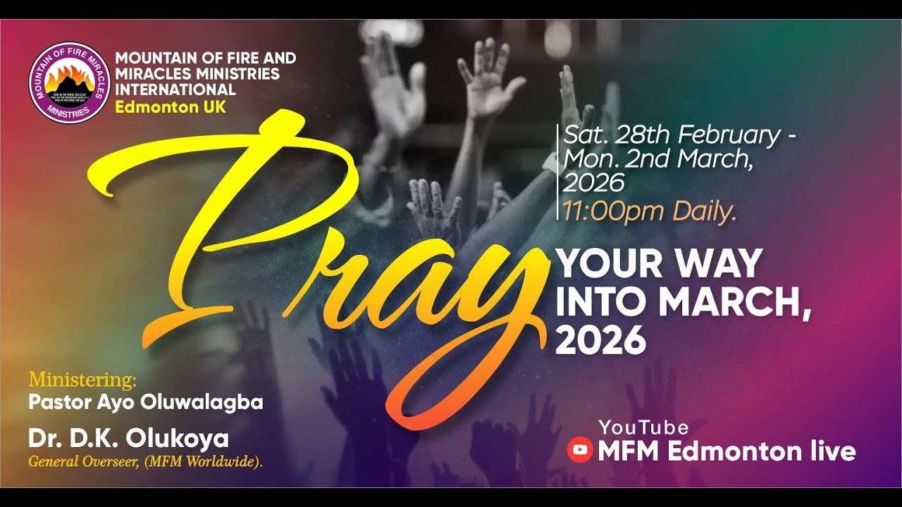 Pray Your Way Into March 2026 | Day 3 | Sun.2nd March 2026 @11pm UK Time