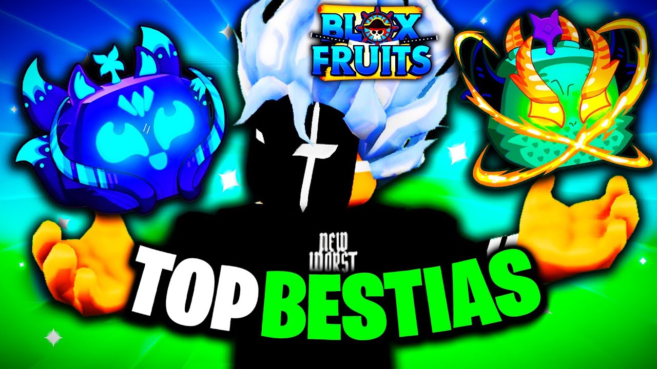 TOP 8 MEJORES FRUTAS BESTIA de BLOX FRUITS en 2024 🦁🔥