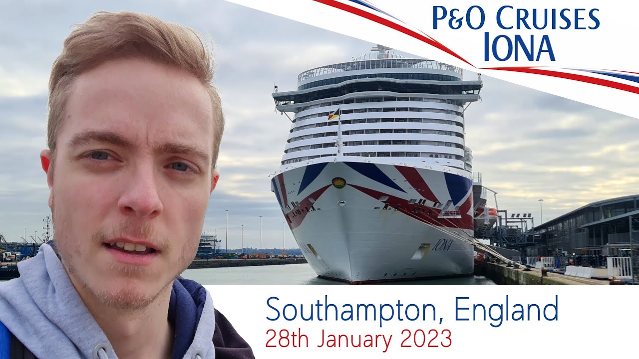 Круиз P&O Iona по Испании и Португалии — день 1 [28 января 2023 г.] — Саутгемптон, Англия