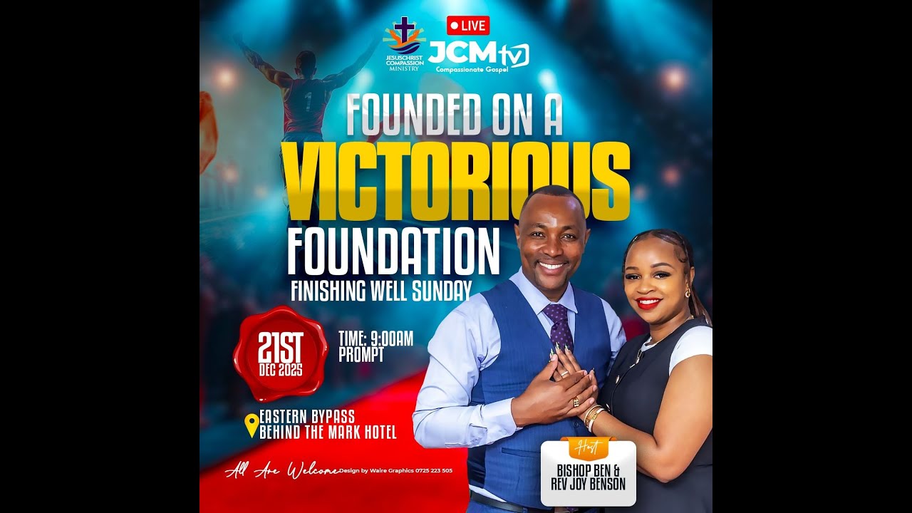 JCM FINISHING WELL SERVICE || THEME:FOUNDED ON A VICTORIOUS FOUNDATION || MAIN SERVICE