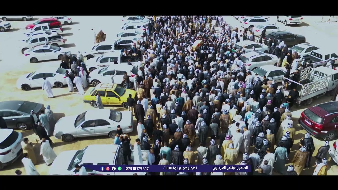 التشيع الرمزية للشيخ تكليف غوار الجاسمي احد شيوخ ووجهاء الجواسم  | المصور مرتضى العرداوي