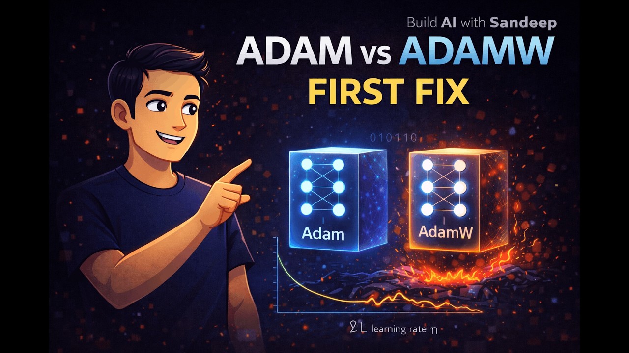 BIG Mistake in Adam | Adam vs AdamW