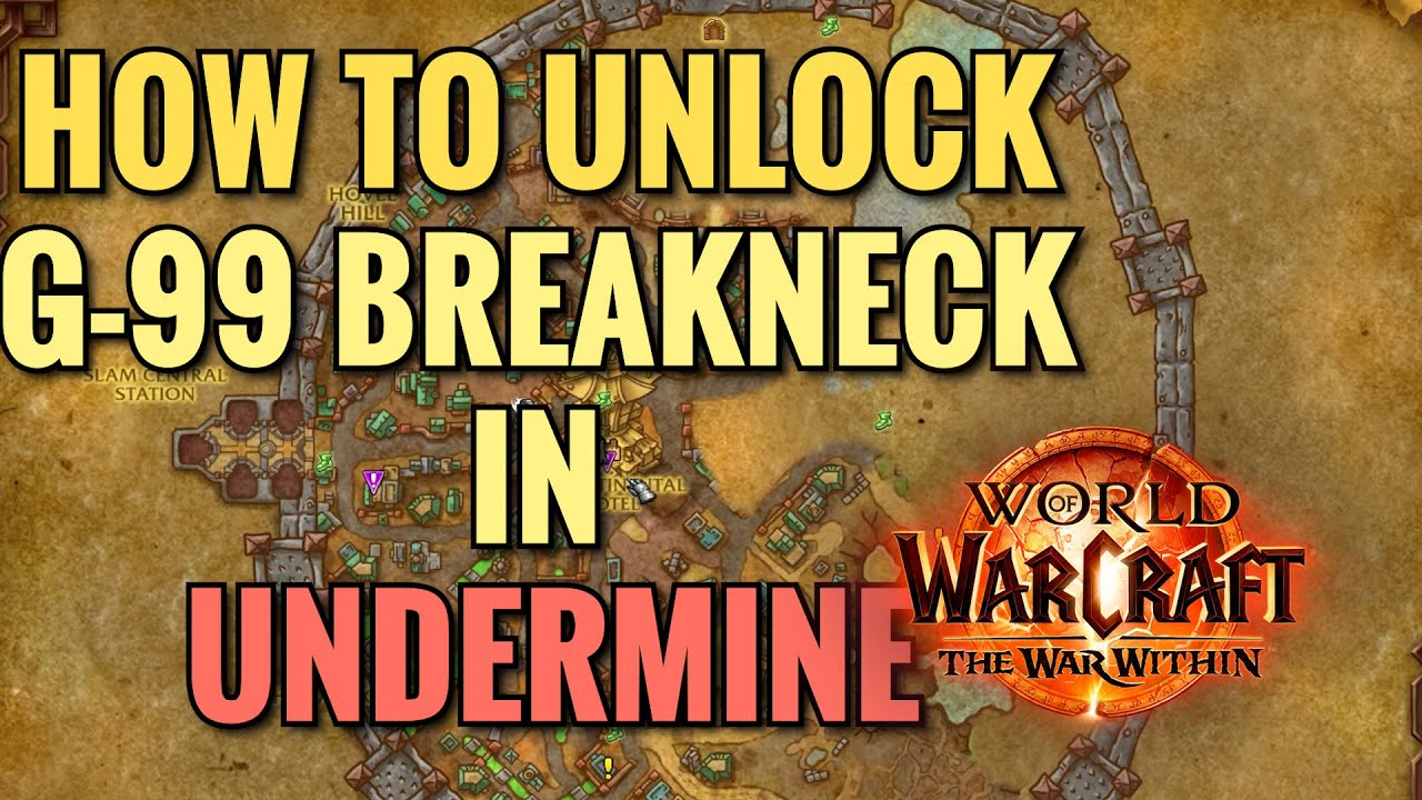 How To Unlock G-99 Breakneck Mount In Undermine (WoW TWW)